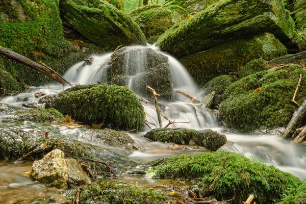 Cascata Nelle Ardenne Vicino Brodo — Foto Stock