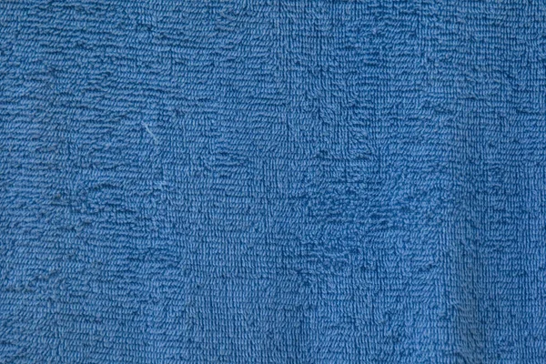 Blue Terry Towel Texture Abstract Background Texture Design — Stock Photo, Image