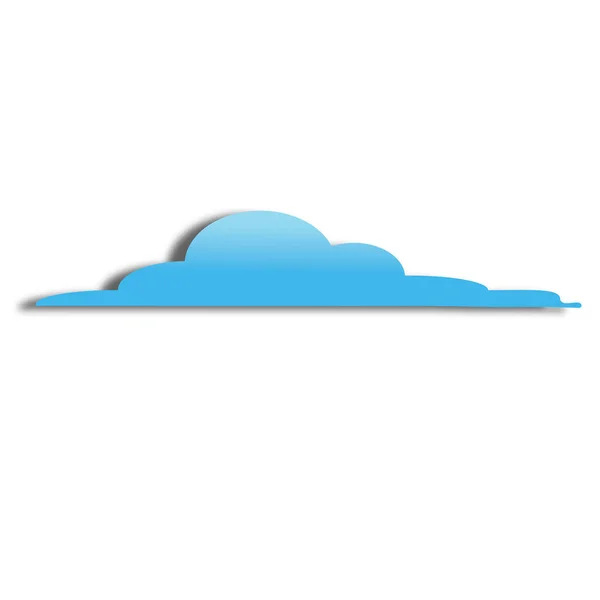 Wolken Lucht Vector5 Blauwe Zomer Set Kleur — Stockfoto