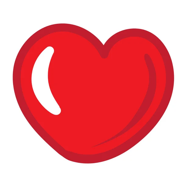 Rote Herzen Glücklich Gesundheit Valentinstag Romantik — Stockfoto