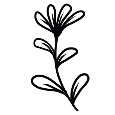 Dekoratif tasarım farklı çizilmiş ekolojik zarafet sanatı