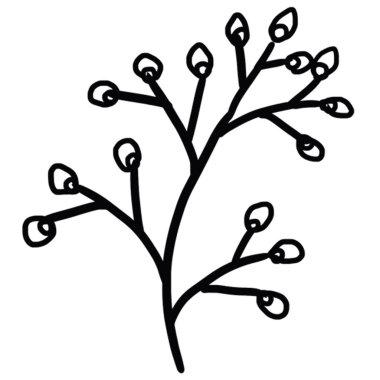 Dekoratif tasarım farklı çizilmiş eko zarafet