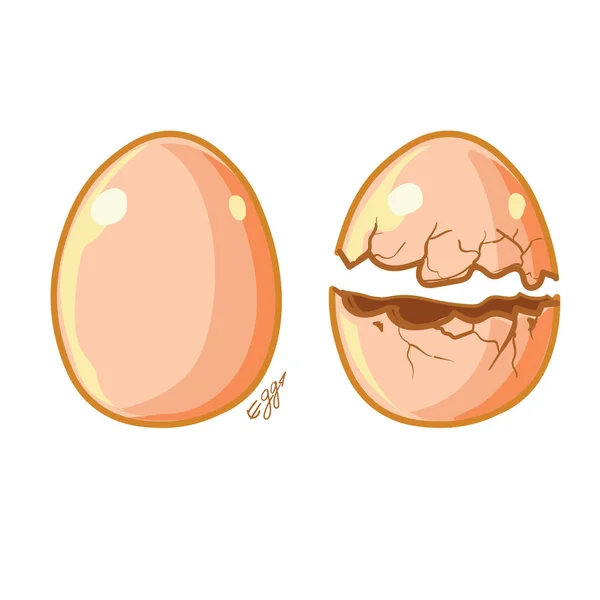 Яйцо Искусства Сломанный Круг Животных Яйцо — стоковое фото