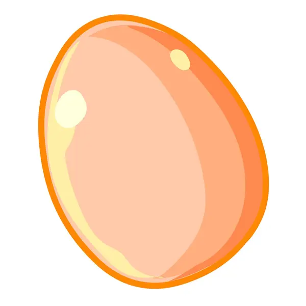Jajko Jedzenie Sztuka Złamane Koło Zwierzę Jajko — Zdjęcie stockowe