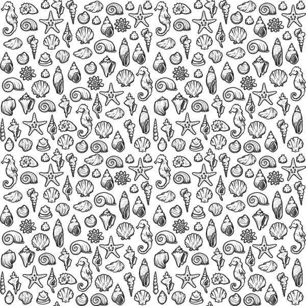 Seamless Pattern With Hand Drawn Doodle Line Art Celestial Bodies And Magic  Items. Monochrome Spiritual Mystic Repeat Texture Royalty Free SVG,  Cliparts, Vectors, and Stock Illustration. Image 172019438.