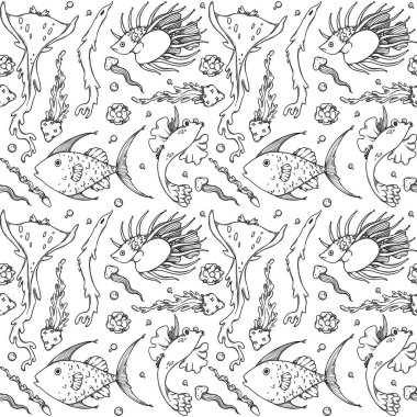 Su altı fantezisi kusursuz kalıplar. El yapımı sıra dışı sanat eserleri. Boho ve klasik denizci. Şamanik ve putperest titreşimler. Beyazda izole edilmiş.