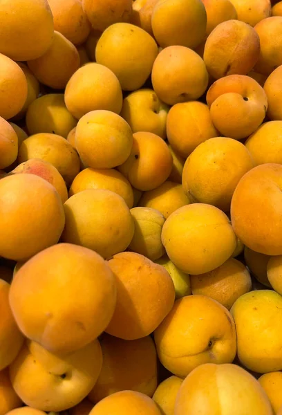 Kayısı Süpermarket Taze Meyve Sepeti — Stok fotoğraf