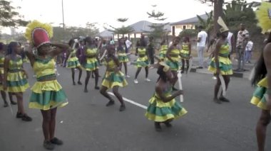 4 Aralık 2022, Calabar Nehri, Nijerya: Calabar karnaval festivali, Afrika 'nın en büyük sokak partisi ve Nijerya' nın en kültürel ve Nijerya 'nın dünyanın dört bir yanından gelen Nijerya ve turistler için bir numaralı turizm merkezi oldu.