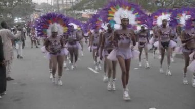 4 Aralık 2022, Calabar Nehri, Nijerya: Calabar karnaval festivali, Afrika 'nın en büyük sokak partisi ve Nijerya' nın en kültürel ve Nijerya 'nın dünyanın dört bir yanından gelen Nijerya ve turistler için bir numaralı turizm merkezi oldu.