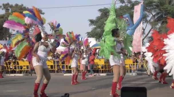 Dec 2022 Calabar Cross Flod Nigeria Calabar Karneval Festival Mærkede – Stock-video