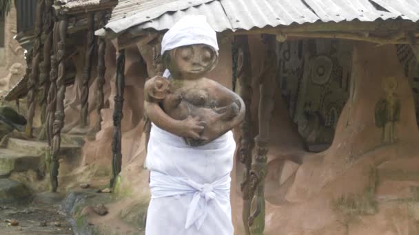 2023 Május Osun Osogbo Nigéria Afrika Yoruba Istenek Istennők Yoruba — Stock videók