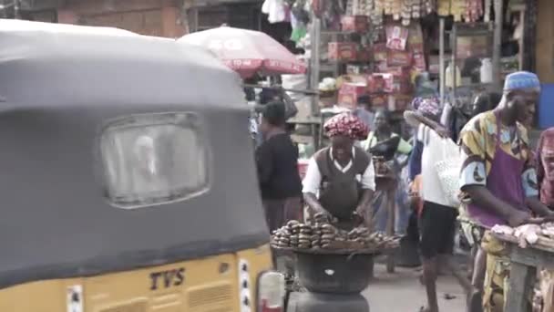 4Th February 2023 Lagos Nigeria Rush Hour Busy People Africa — Stock Video