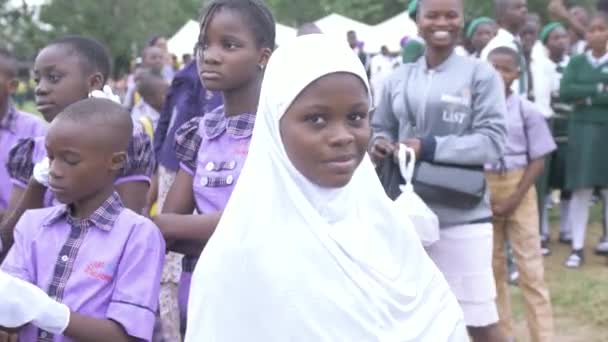 2023年5月27日 アベオクタ ナイジェリア ナイジェリアの学校は国際的な子供の日を祝う — ストック動画