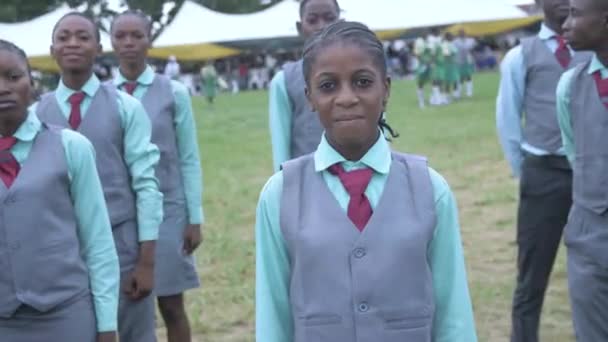 Mayıs 2023 Abeokuta Nijerya Nijerya Okulları Uluslararası Çocuk Gününü Kutladı — Stok video