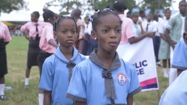 나이지리아아 2023 나이지리아 학교들 어린이의 기념하다 — 비디오