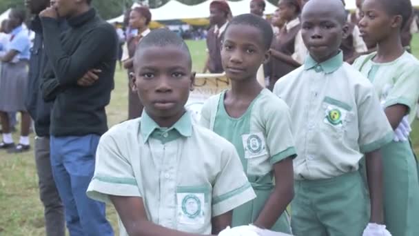 Mayıs 2023 Abeokuta Nijerya Nijerya Okulları Uluslararası Çocuk Gününü Kutladı — Stok video