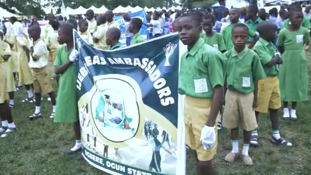 Maja 2023 Abeokuta Nigeria Nigeryjskie Szkoły Świętują Międzynarodowy Dzień Dziecka — Wideo stockowe