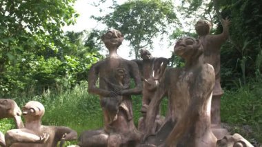 30 Mayıs 2023, osun osogbo Nijerya: Adunni Olorisha olarak bilinen Susanne Wenger, Avusturyalı-Nijeryalı sanatçı ve Yoruba rahibesi Afrika 'daki antik Yoruba topraklarında yaratıcı sanat ve kültür çalışmaları 