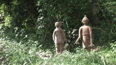 30 Mayıs 2023, osun osogbo Nijerya: Adunni Olorisha olarak bilinen Susanne Wenger, Avusturyalı-Nijeryalı sanatçı ve Yoruba rahibesi Afrika 'daki antik Yoruba topraklarında yaratıcı sanat ve kültür çalışmaları 