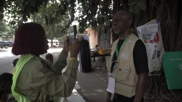Şubat 2023 Abuja Nijerya Nijerya 2023 Nijerya Başkanlık Seçimi Yapılıyor — Stok video