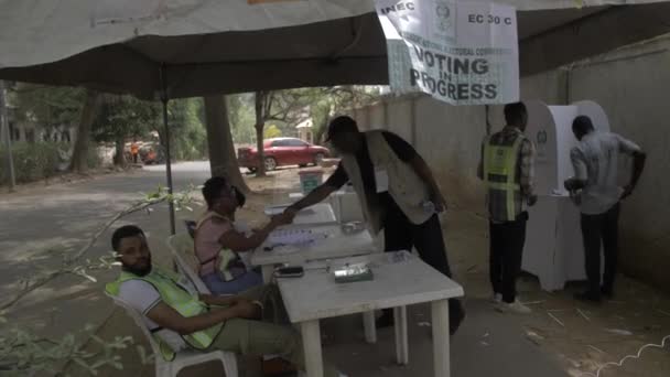 Februari 2023 Abuja Nigeria Pemilihan Umum Presiden Nigeria 2023 Terjadi — Stok Video