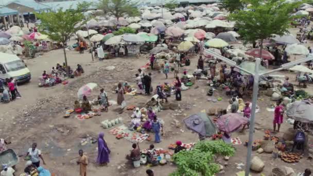 Julio 2022 Mararaba Estado Nassarawa Nigeria Drone Shot Aerial View — Vídeos de Stock