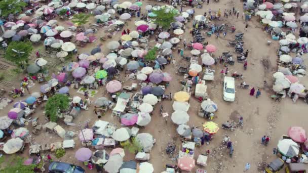 Julio 2022 Mararaba Estado Nassarawa Nigeria Drone Shot Aerial View — Vídeos de Stock