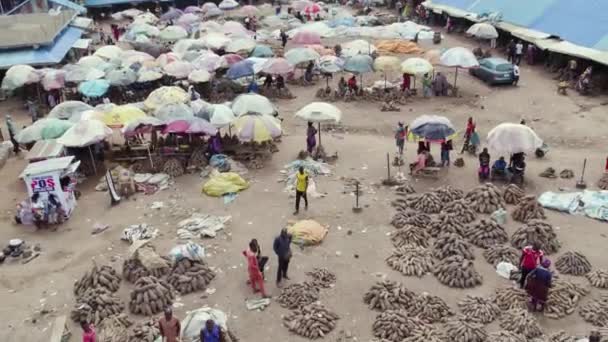 Julio 2022 Mararaba Estado Nassarawa Nigeria Drone Shot Aerial View — Vídeo de stock