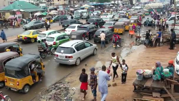 2022년 24일 라고스 나이지리아 더러운 넘치는 아프리카 전역에 가정의 광범위한 — 비디오