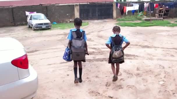 2022 Makurdi Benue 나이지리아 아프리카 아이들은 거리를 — 비디오