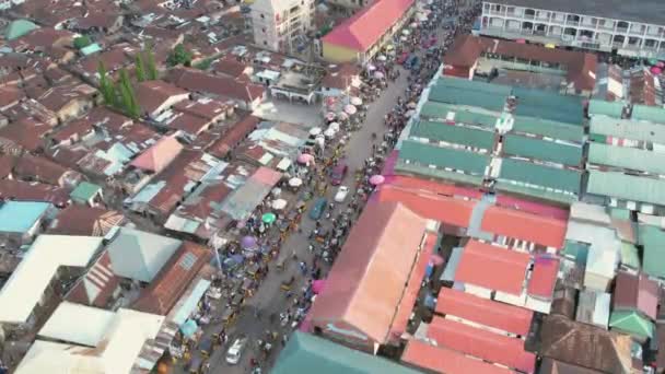 Temmuz 2022 Lagos Nijerya Yoğun Sokak Trafiğinin Afrika Trafiğinin Afrika — Stok video