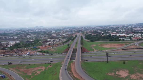 Maio 2021 Lagos Nigéria Engarrafamento Colapso Automóveis Carros Dirigem Estrada — Vídeo de Stock