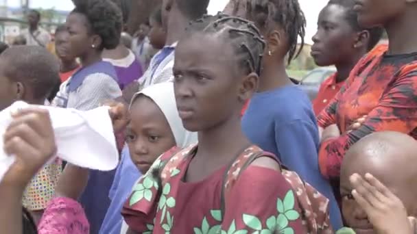 Avril 2023 Makurdi Etat Benue Nigéria Village Africain Les Enfants — Video
