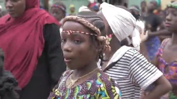 Mai 2023 Jikwoyi Abuja Nigeria Afrikas Traditionelle Kulturtänzerin Tritt Der — Stockvideo