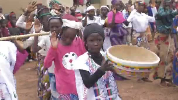 Maio 2023 Jikwoyi Abuja Nigéria Escolas África Dançarina Cultural Tradicional — Vídeo de Stock