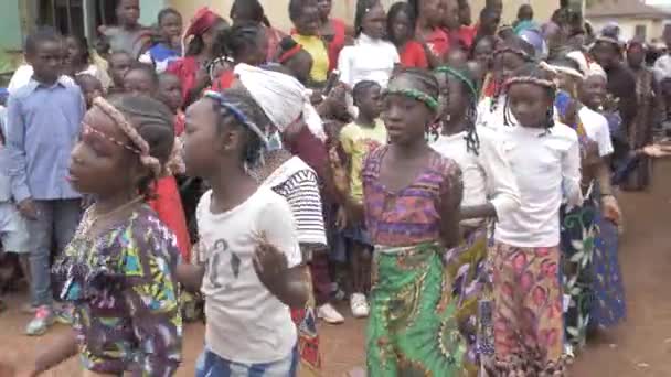 Μαΐου 2023 Jikwoyi Abuja Νιγηρία Αφρική Σχολεία Παραδοσιακή Πολιτιστική Χορεύτρια — Αρχείο Βίντεο