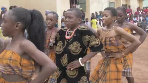 Maj 2023 Jikwoyi Abuja Nigeria Afrika Skolor Traditionella Kulturella Dansare — Stockvideo