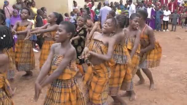 Mei 2023 Jikwoyi Abuja Nigeria Afrika Scholen Traditionele Culturele Danser — Stockvideo