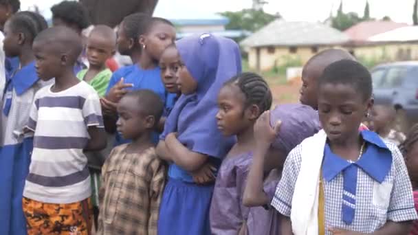 Března 2023 Karsi Mararaba Nigérie Afrika Čelí Dětem Extrémní Chudobě — Stock video
