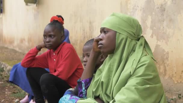 Mars 2023 Maiduguri Etat Borno Nigeria Les Visages Africains Leur — Video