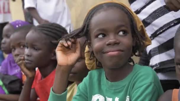 Dubna 2023 Makurdi Benue Stát Nigérie Afrika Nigeria Děti Krásnými — Stock video