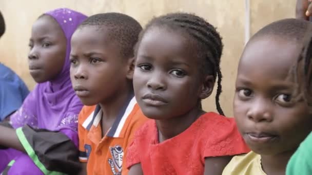 Марта 2023 Майдугури Штат Борно Нигерия Лица Африки Плохое Состояние — стоковое видео