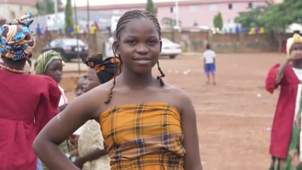 Апреля 2023 Года Макурди Штат Бенуэ Нигерия Африка Нигерия Дети — стоковое видео