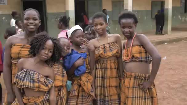 April 2023 Makurdi Benue Bundesstaat Nigeria Africa Nigeria Kinder Mit — Stockvideo