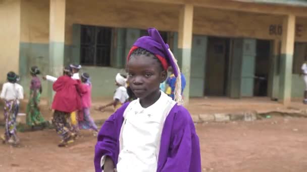 졸업식 아프리카 나이지리아 학교의 — 비디오