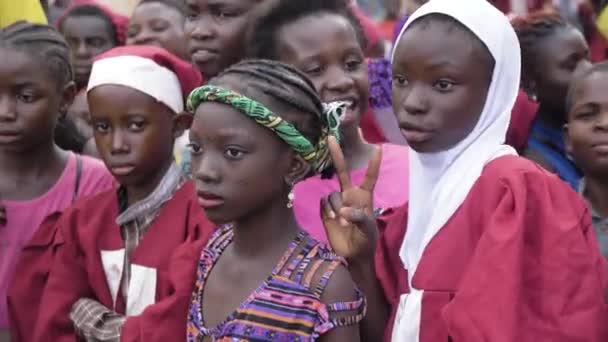 Mei 2023 Jikwoyi Abuja Nigeria Afrikaanse Scholen Traditionele Culturele Danser — Stockvideo