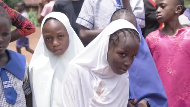 Avril 2023 Makurdi Etat Benue Nigéria Village Africain Les Enfants — Video