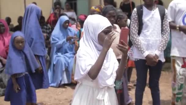 Απριλίου 2023 Makurdi Benue Κατάσταση Νιγηρία Αφρική Χωριό Παιδιά Όμορφα — Αρχείο Βίντεο