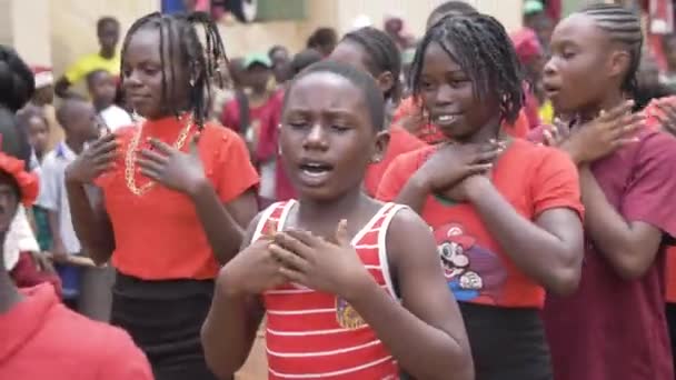Května 2023 Jikwoyi Abuja Nigérie Africké Školy Tradiční Kulturní Tanečnice — Stock video