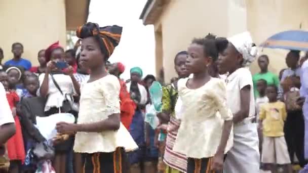 Maja 2023 Jithe Abuja Nigeria Afrykańskie Szkoły Tradycyjny Tancerz Kulturalny — Wideo stockowe